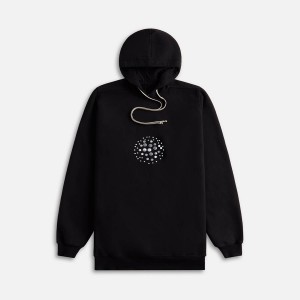 Black Men Kith Rick Owens Felpa Hoodie Sweatshirts | 5847-XANKV