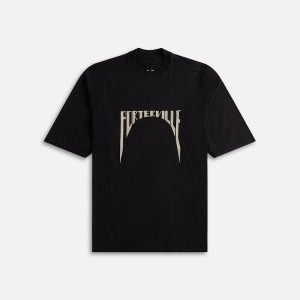 Black Men Kith Rick Owens Ricamata Jumbo Shirts | 7659-VLYDB