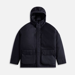 Black Men Kith Stone Island David-TC Down Jackets | 3610-XMUQL