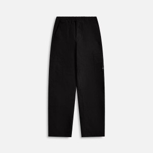 Black Men Kith Stone Island Stretch-Tc Garment Dyed Pants | 6140-ESVMC