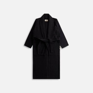 Black Men Kith Tekla Classic Bathrobe Underwear | 6387-UGNBY