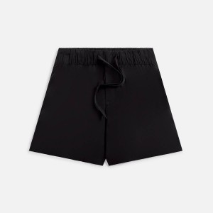 Black Men Kith Tekla Poplin Pajama Shorts | 0573-TRNCJ