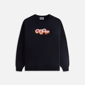 Black Men Kith Treats Jelly Doughnut Nelson Crewneck Sweatshirts | 4269-PBCHA