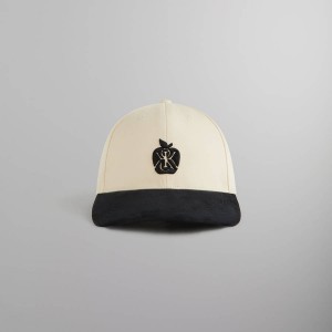 Black Men Kith Two Tone Suede Brim Aaron Classic Cap | 8043-PBGOL