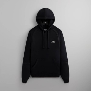 Black Men Kith Vale Raglan Hoodie Sweatshirts | 3260-TUEHI