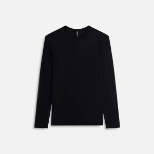 Black Men Kith Veilance Frame Long Sleeves T-Shirt | 4620-YBIVP