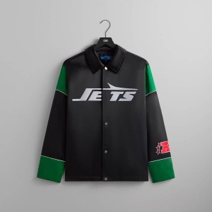 Black Men Kith and '47 for the NFL: Jets Kieran Coaches Jackets | 3809-LNAID