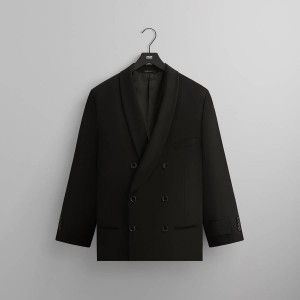 Black Men Kith and Giorgio Armani Double Breasted Jackets | 0265-NQUOW