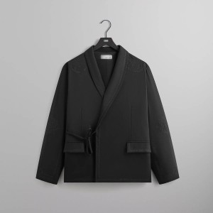 Black Men Kith and Kin Hayden Crossover Blazer Jackets | 1259-GHBZY