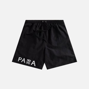 Black Men Kith by Parra No Vision Swim Shorts | 6125-ETVAS