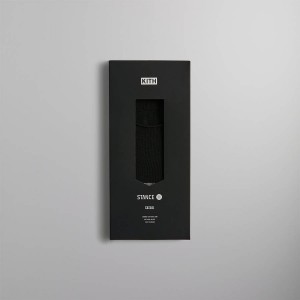 Black Men Kith for Stance Classic Super Invisible Socks | 6809-HSYTL