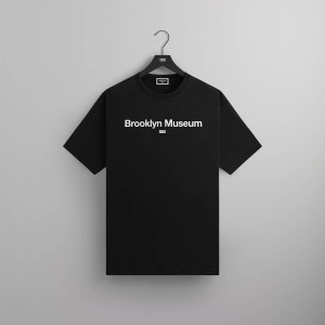 Black Men Kith for the Brooklyn Museum T-Shirt | 1689-FLJZE