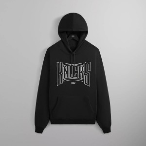 Black Men Kith for the New York Knicks Arched Vintage Nelson Hoodie | 1947-WJMKY