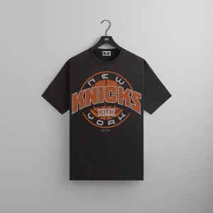 Black Men Kith for the New York Knicks Showtime Vintage Shirts | 6145-NHOLS