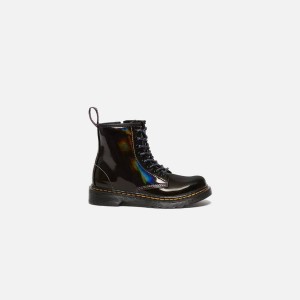 Black Multicolor Kids' Kith Dr. Martens Junior 1460 Boots | 6517-ZHWKT