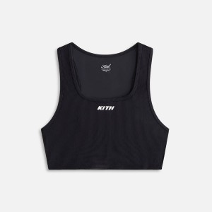 Black Women Kith Active Peyton Tank Shirts | 3704-CWSFB