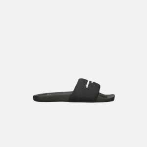 Black Women Kith Alexander Wang AW Pool Slide Sandals | 2356-LMQZN