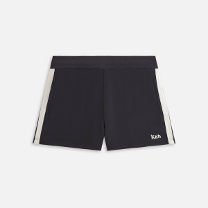 Black Women Kith Arbor Tracky Shorts | 3817-WQDYC