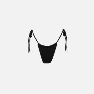 Black Women Kith Asta Resort Lio Bikini Bottom Swim | 5784-IMFZP