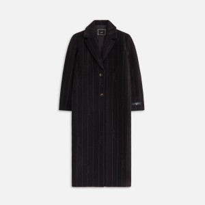 Black Women Kith Camden Duster Coats | 0693-PDVFU