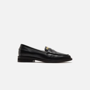 Black Women Kith DUKE + DEXTER WMNS Wilde Penny Loafers | 0386-ZHWJY
