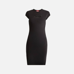 Black Women Kith Diesel Angiel Dress | 8793-HZICS