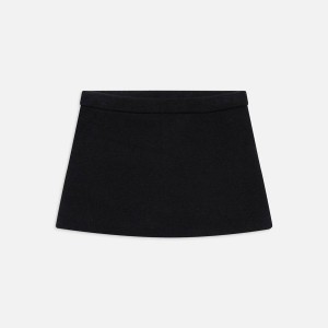 Black Women Kith Frankies Bikinis Marialla Cloud Knit Skirts | 4502-OUNPS