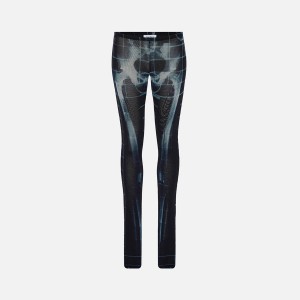 Black Women Kith Jean Paul Gaultier Mesh Flare Jeans | 9587-VLFUZ