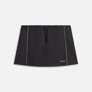 Black Women Kith Lowen Nylon Track Skirts | 1648-INDEY