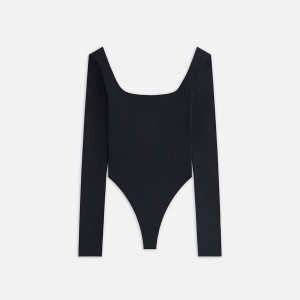 Black Women Kith Modal Ballet Bodysuit Underwear | 2376-MECTO
