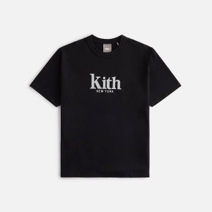 Black Women Kith Mott New York II Shirts | 2160-YRTES