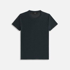 Black Women Kith Mulberry IV Monogram Mesh T-Shirt | 4925-XFJTR