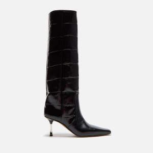 Black Women Kith Paris Texas Bettina 75 Boots | 7562-NOWDH