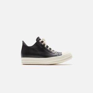 Black Women Kith Rick Owens WMNS Scarpe in Pelle Low Sneakers | 8945-WRQMZ
