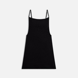 Black Women Kith Second Skin Crepe Mesh Mini Dress | 0487-ATYEN