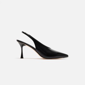 Black Women Kith Studio Amelia Razor 90 Slingback Heels | 7930-ISQJC