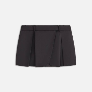 Black Women Kith Suki Pleated Skirts | 5138-UGHNM