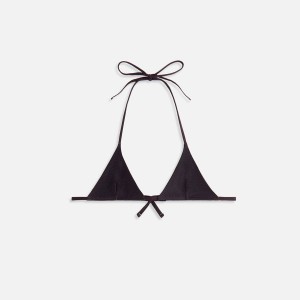 Black Women Kith Talia II Monogram Wave Tie Top Swim | 4193-OWPJE