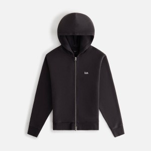 Black Women Kith Tanner Full Zip Hoodie | 3958-YZVSD