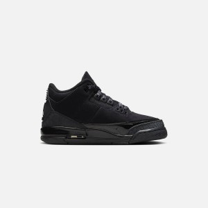 Black / Dark Grey Kids' Kith Jordan GS Air Jordan 3 Retro Sneakers | 1348-BOKDS