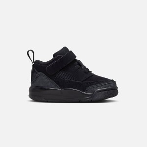 Black / Dark Grey Kids' Kith Nike Air Jordan Toddler Spizike Low Sneakers | 7602-CHSWX