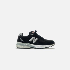 Black / Grey Men Kith New Balance Made in USA 990 Sneakers | 7528-UPGVA