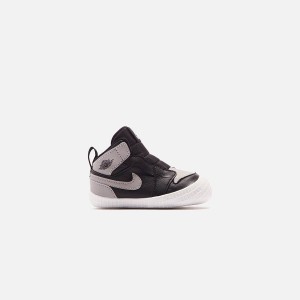 Black / Grey / White Kids' Kith Jordan Crib Air Jordan 1 Sneakers | 5827-MUFPY