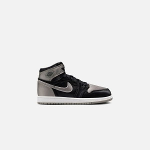 Black / Grey / White Kids' Kith Jordan PS Air Jordan 1 Retro High OG Sneakers | 4780-YKQRE