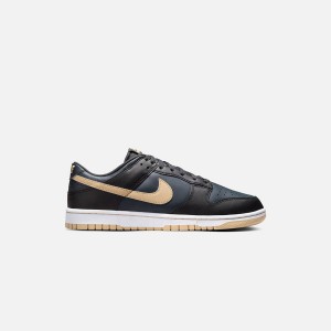 Black / Navy / Brown Men Kith Nike Dunk Low Retro PRM Sneakers | 6721-YFVDC