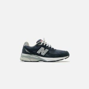 Black / Navy / Grey Men Kith New Balance 990 Sneakers | 3487-CRJDB