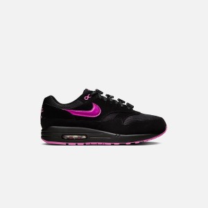 Black / Pink / Red Men Kith Nike Air Max 1 Sneakers | 4037-CNVDU