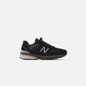 Black / Silver Men Kith New Balance Made in USA 990v5 Sneakers | 0527-DJPWV