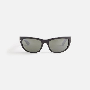 Black / Silver Men Kith Ray Ban Mega Balorama Sunglasses | 7132-LDNQP
