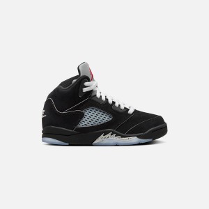 Black / Silver / Red / White Kids' Kith Nike PS Air Jordan 5 Retro OG Reimagined Sneakers | 5481-KFIEQ